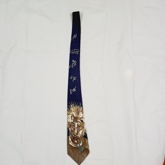 Einstein silk tie. - Picture 2 of 3